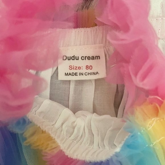 Rainbow Tulle Dress - Picture 2 of 2